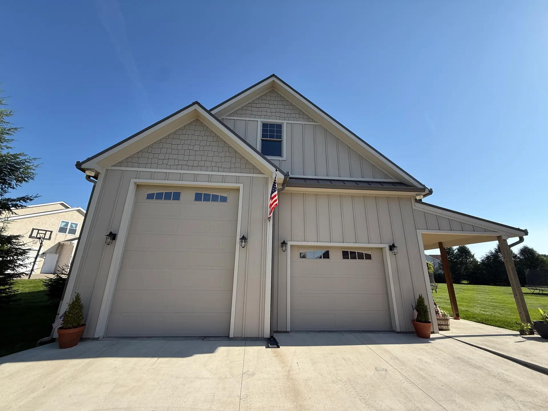 Custom pole barn construction project in Central Ohio