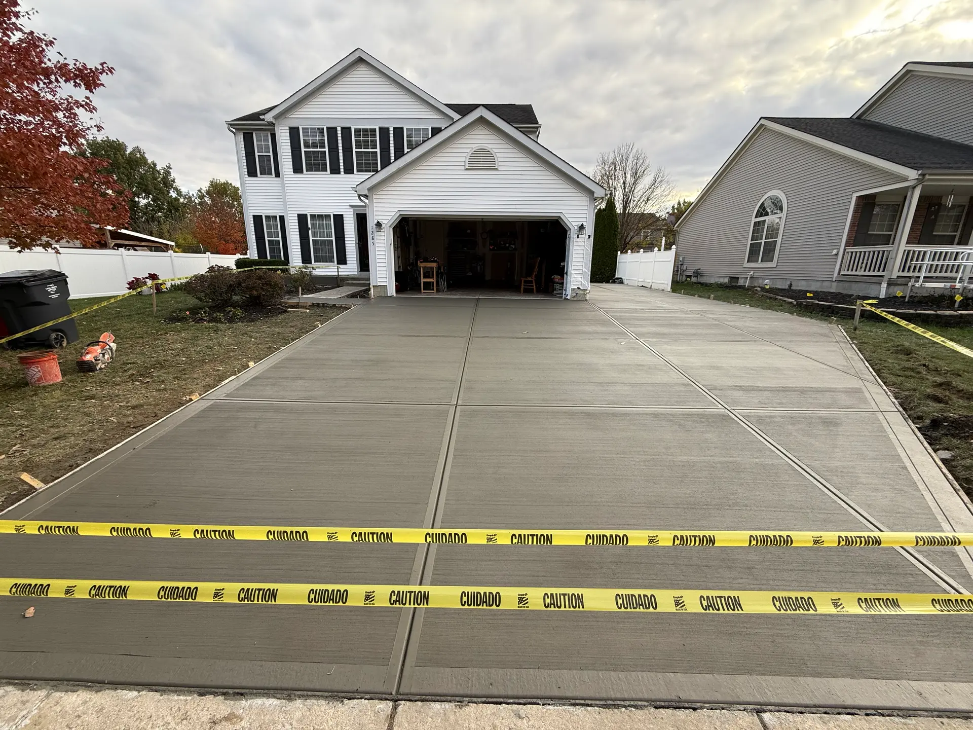 Finished concrete work by Ohio Construction Solutions